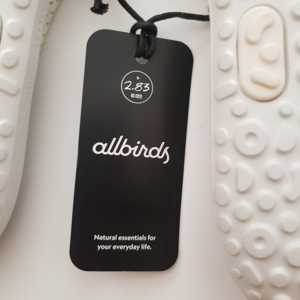 Allbirds sugar zeffer sandals blizzard white Mens 8 Womens 10 NWT - Picture 7 of 8